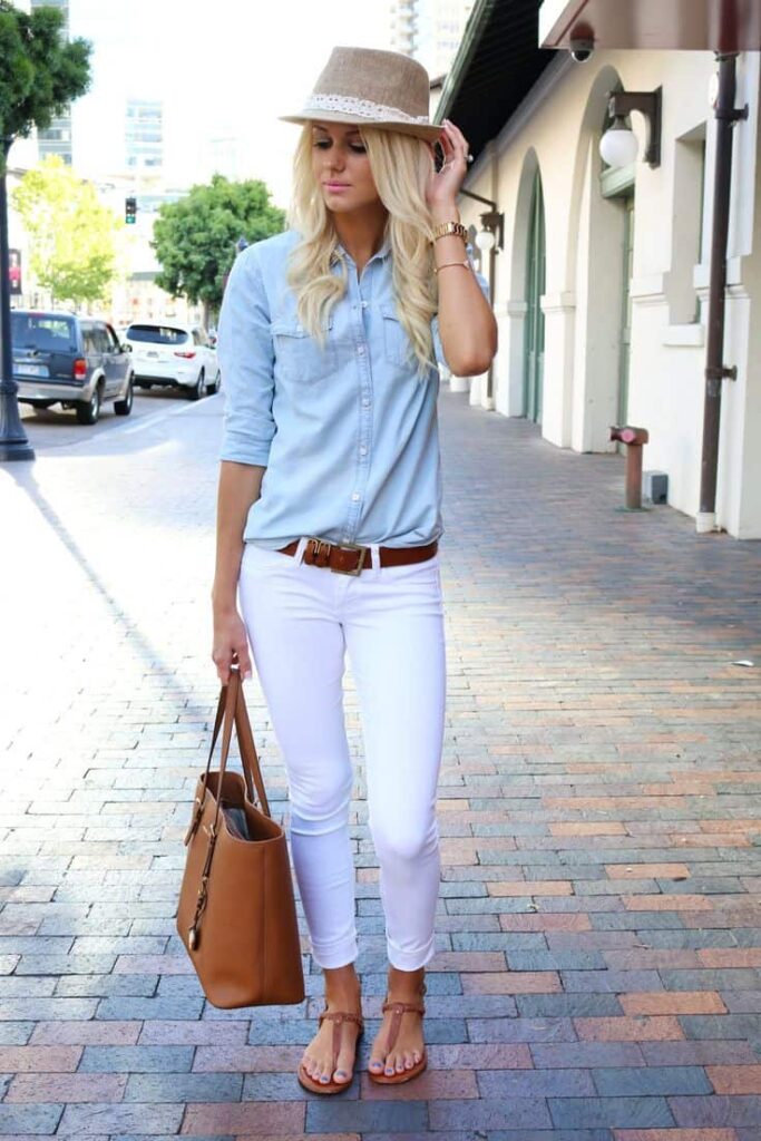 Using White Jeans